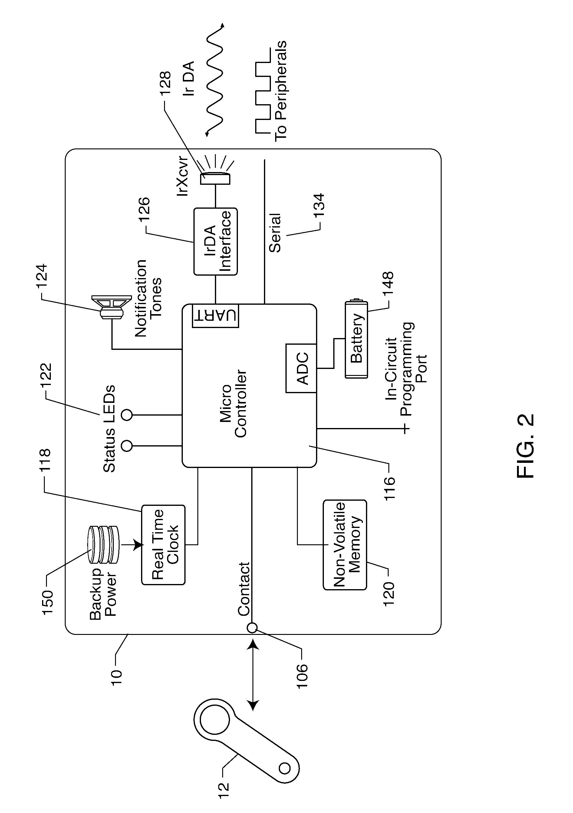 Time attendance clock and system