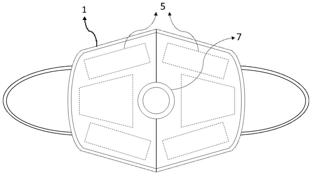 Wearable breathing detection and protection device