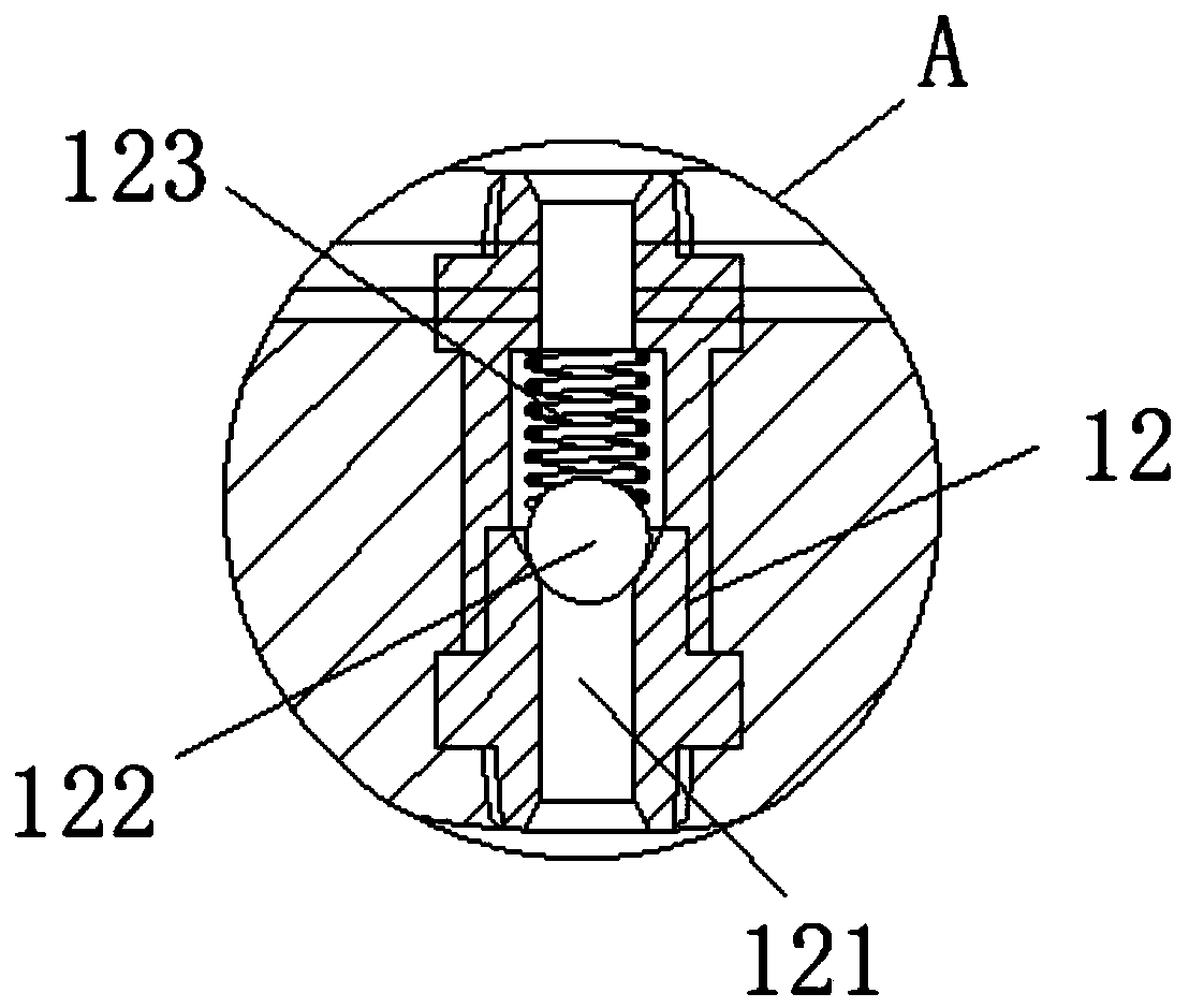 Draining device and method for deep foundation pit pool construction in thermal power plant confined space