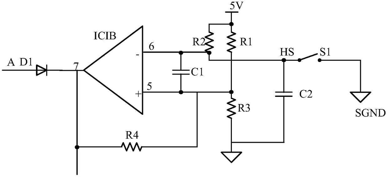 A hot-swap discharge circuit