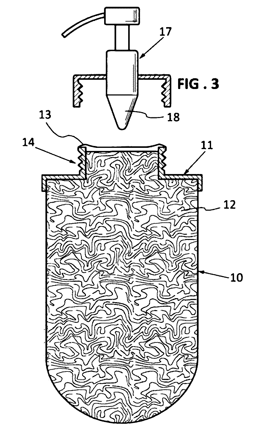 Method for processing cosmetic products under high hydrostatic pressure, products obtained and suitable container