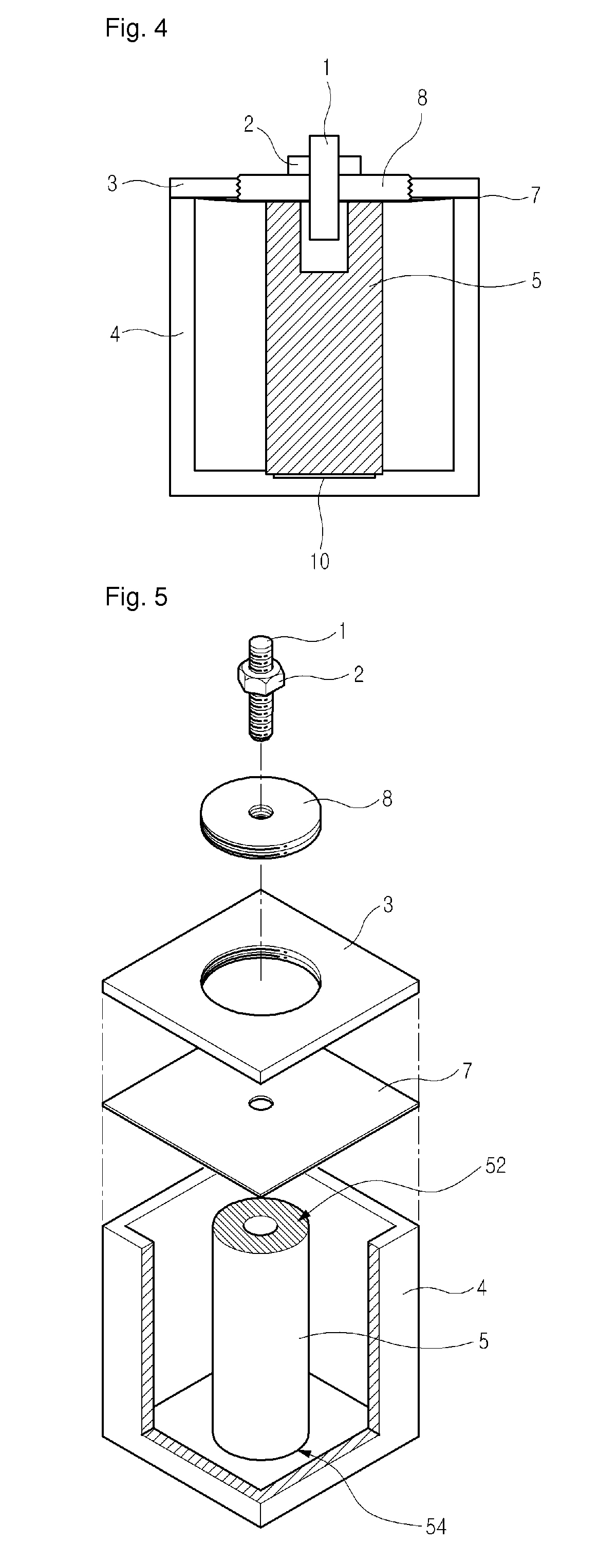 Dielectric resonator fixed by a pressing metal plate and method of assembly