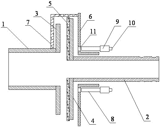 Electric flange connection device and operation method thereof