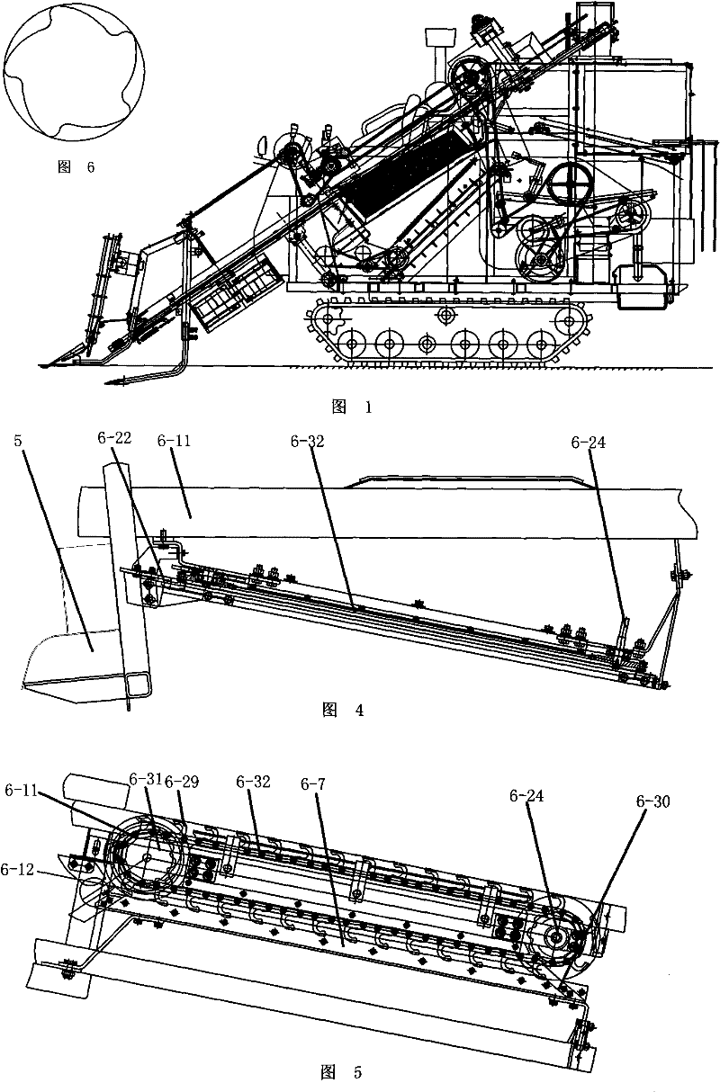 Garlic combined harvester