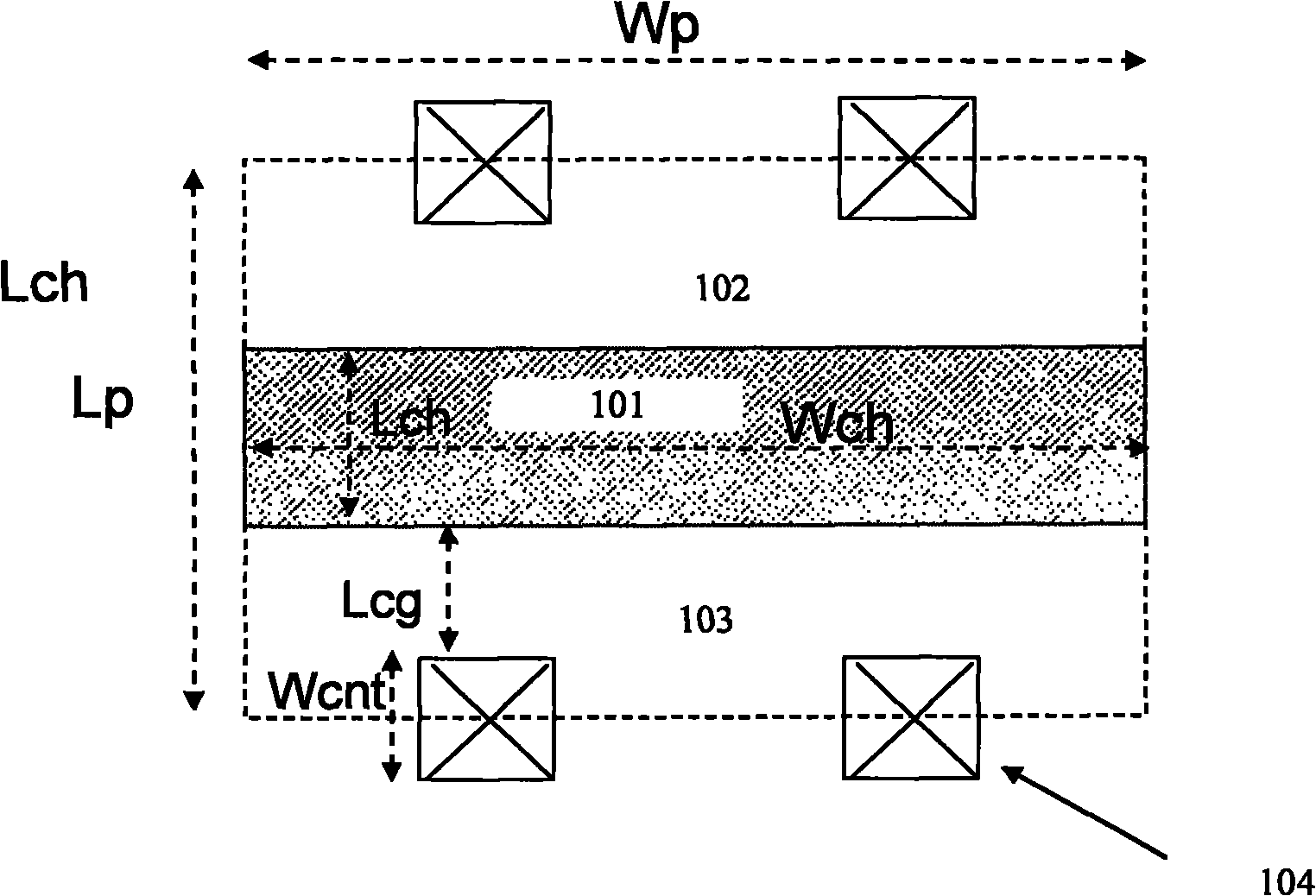 Power field effect transistor and layout method thereof