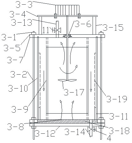 Water supply pipe network biofilm growth simulation device with multi-working-condition conversion