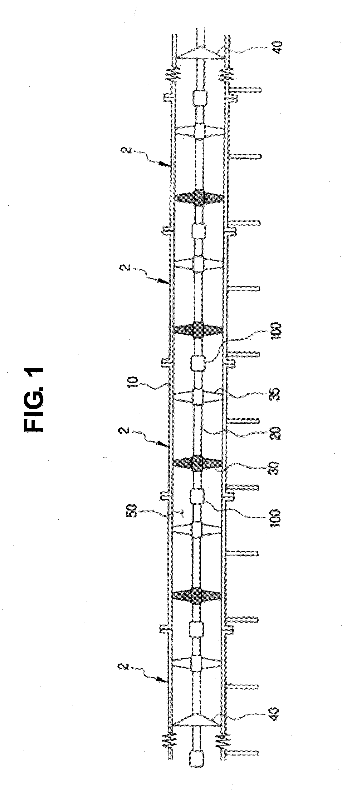 Gas insulated transmission line having improved performance of electric contact at connection parts of the conductors