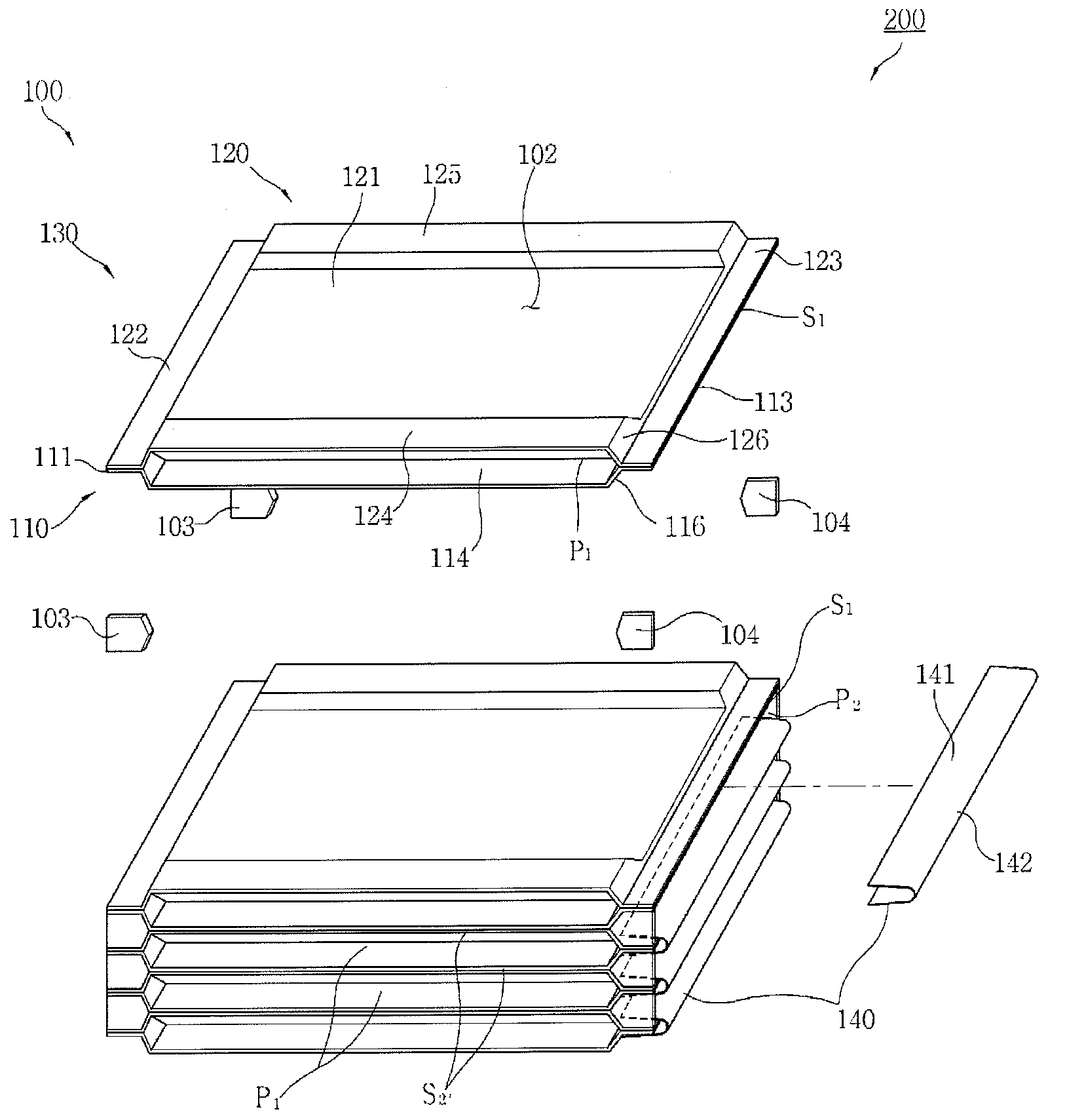 Heat transfer cell for heat exchanger and assembly, and methods of fabricating the same