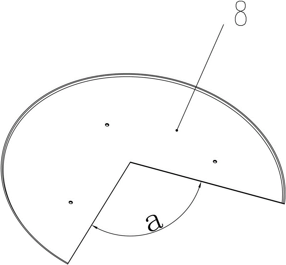 Pressurizing flow guiding device used for boiling dryer