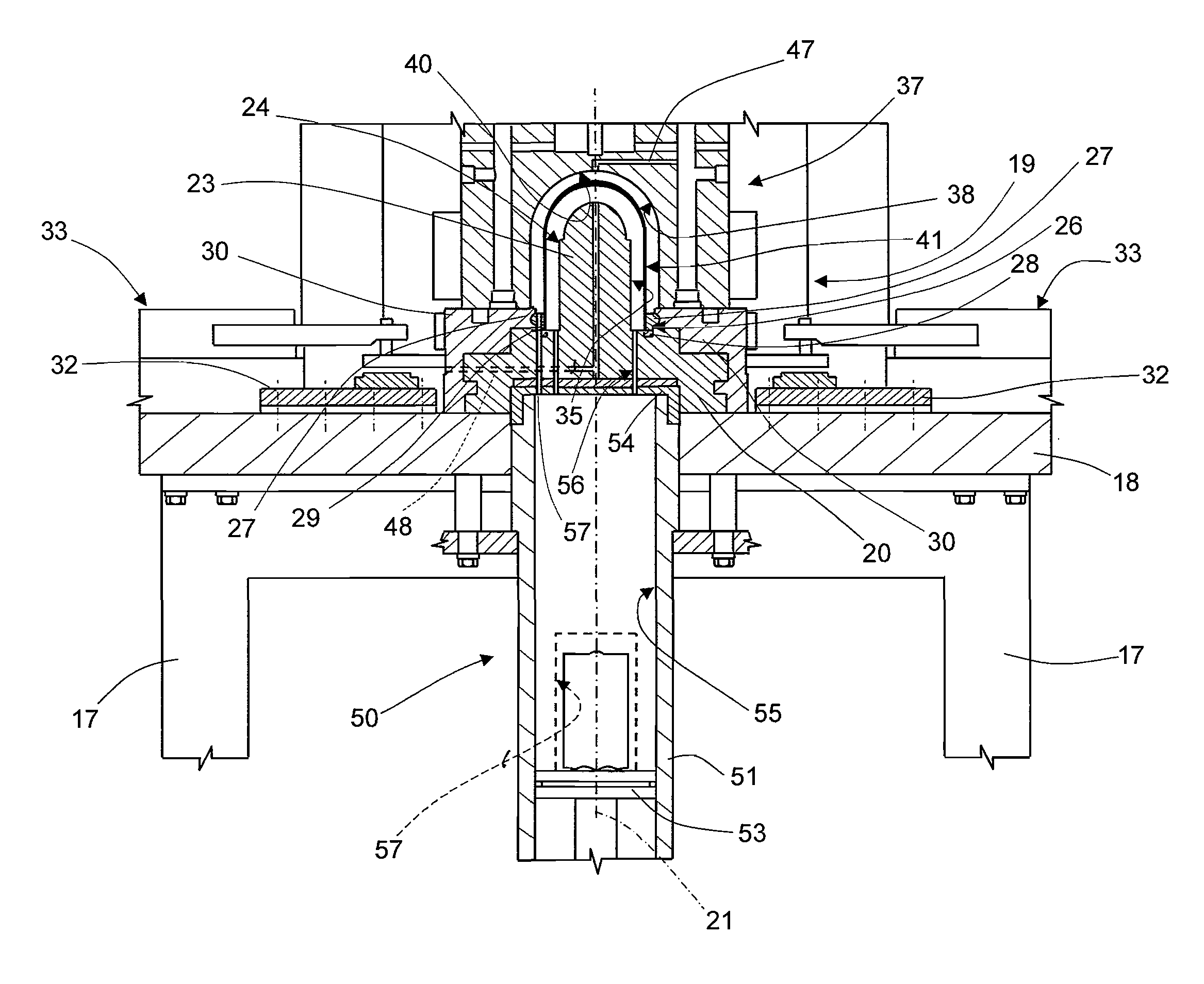 Method and plant for the production of a casing for a solid-propellant engine, and casing made according to said method