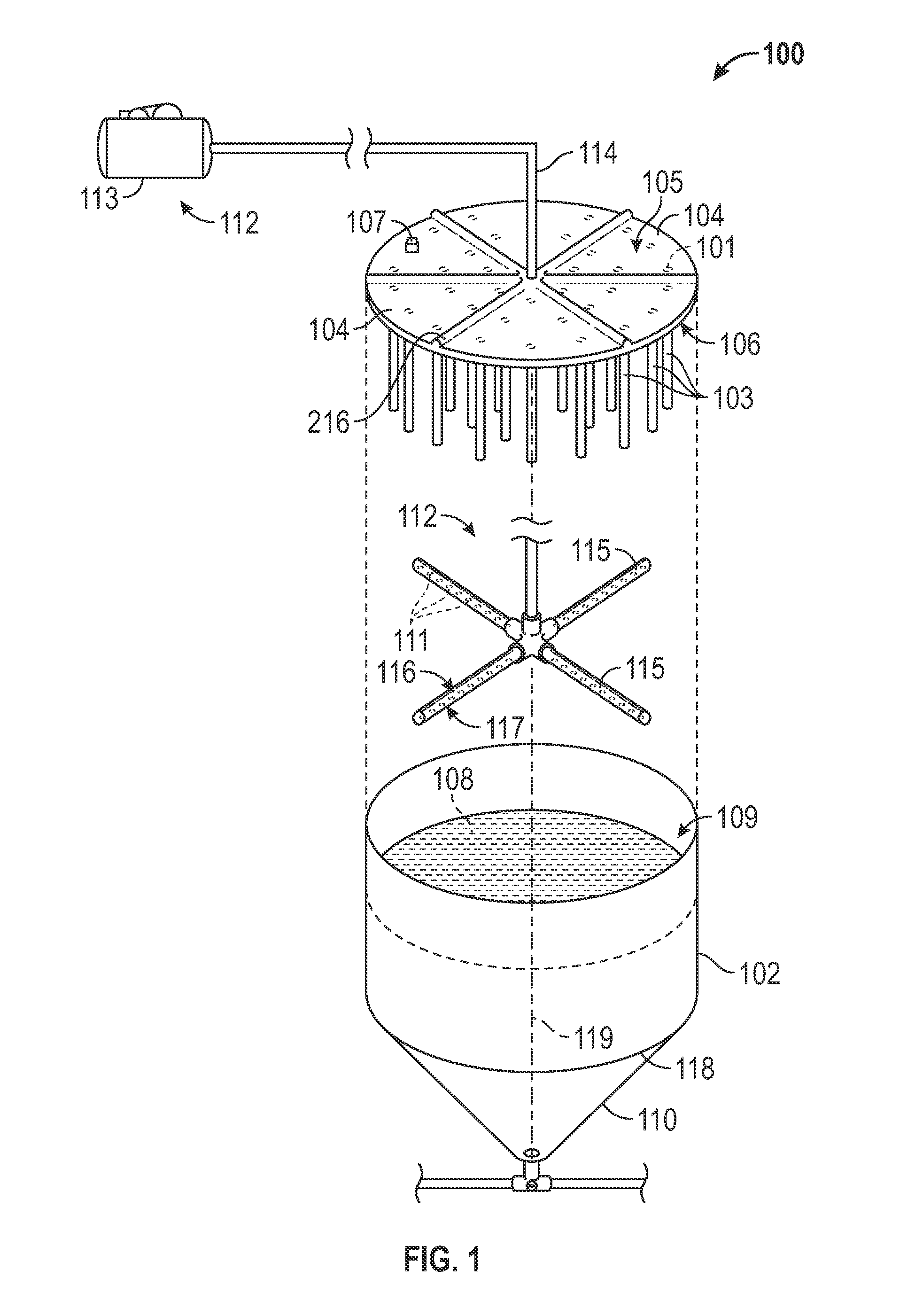 Large-scale algae cultivation system with diffused acrylic rods and double parabolic trough mirror systems
