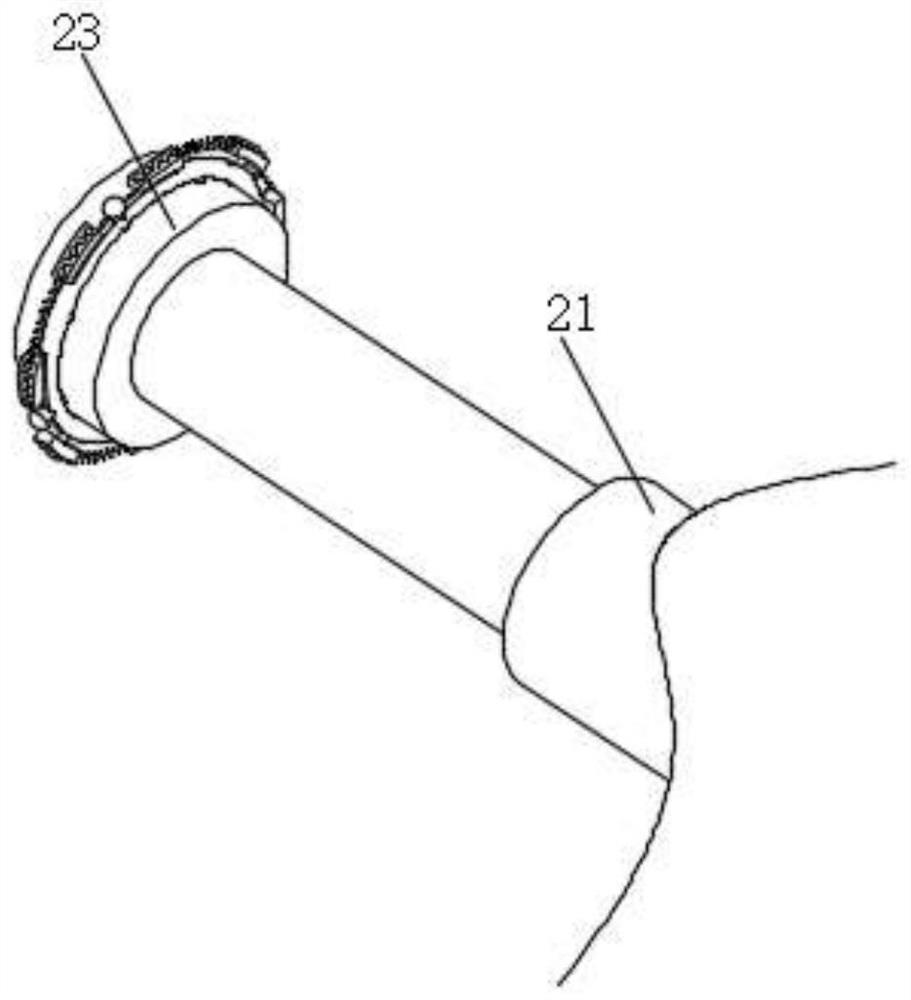 Tubular casting cooling and grinding device