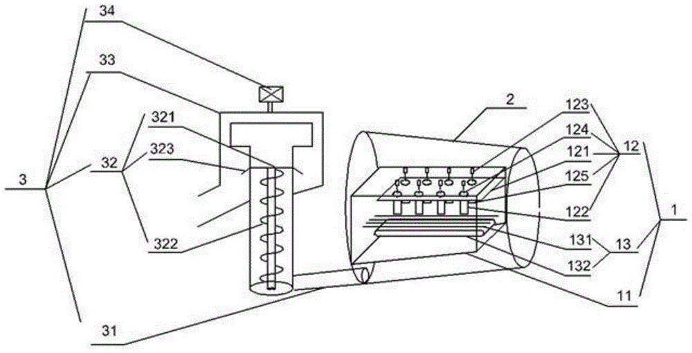 Corn threshing and impurity removal integrated device