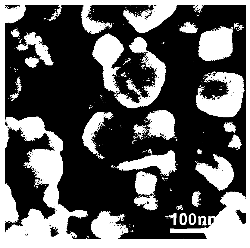 Method for preparing nanometer-level cube-like cobaltosic oxide