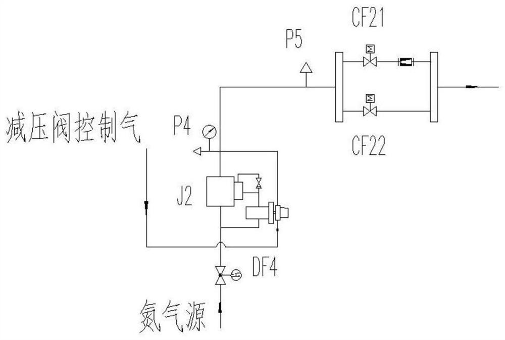 A liquid oxygen supply system