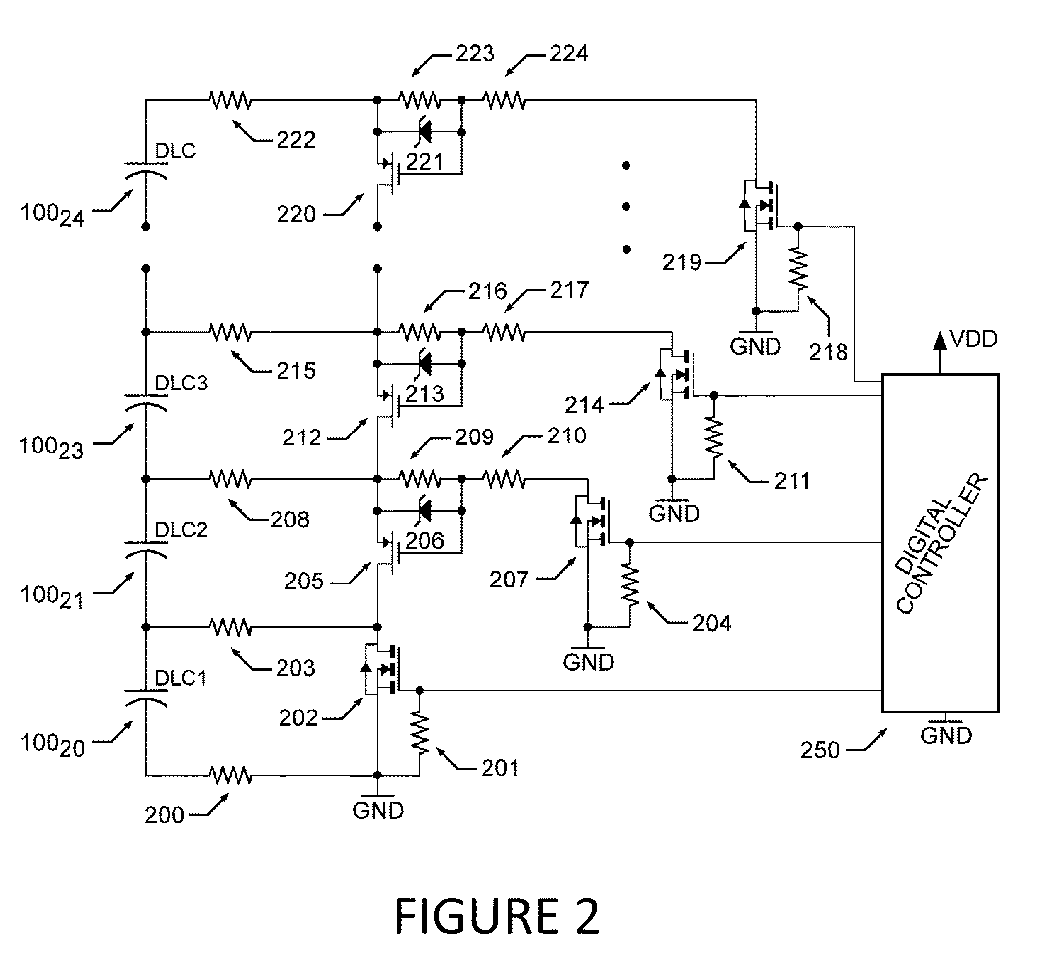 Equalizing method and circuit for ultracapacitors