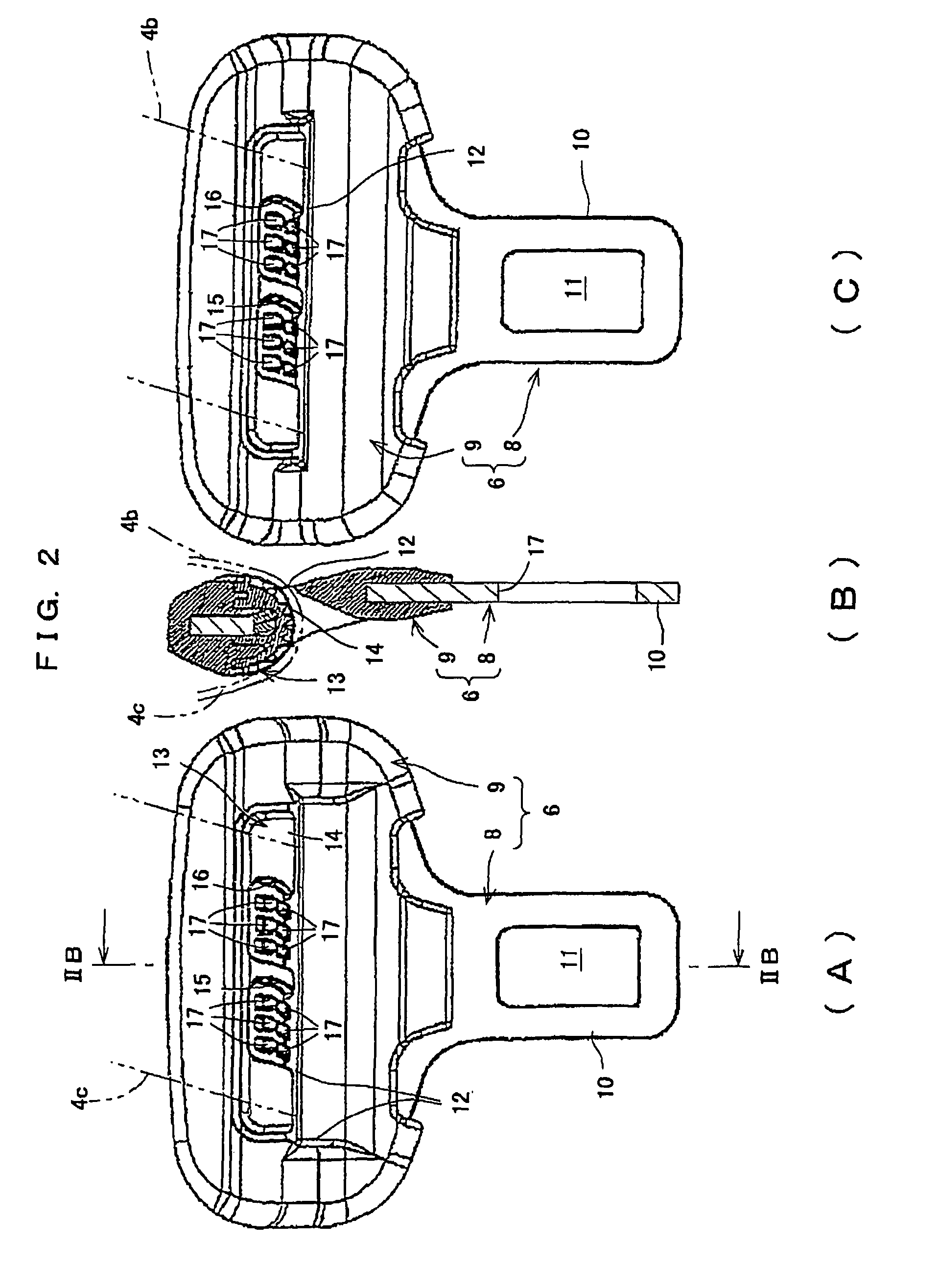 Tongue and seat belt device using the same