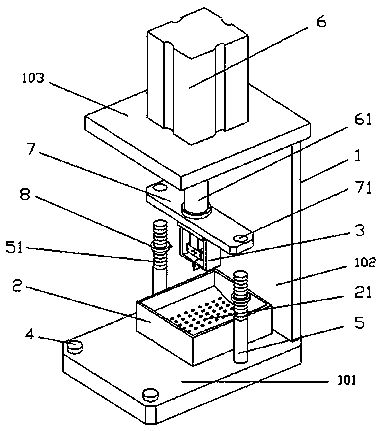 Durian opening device