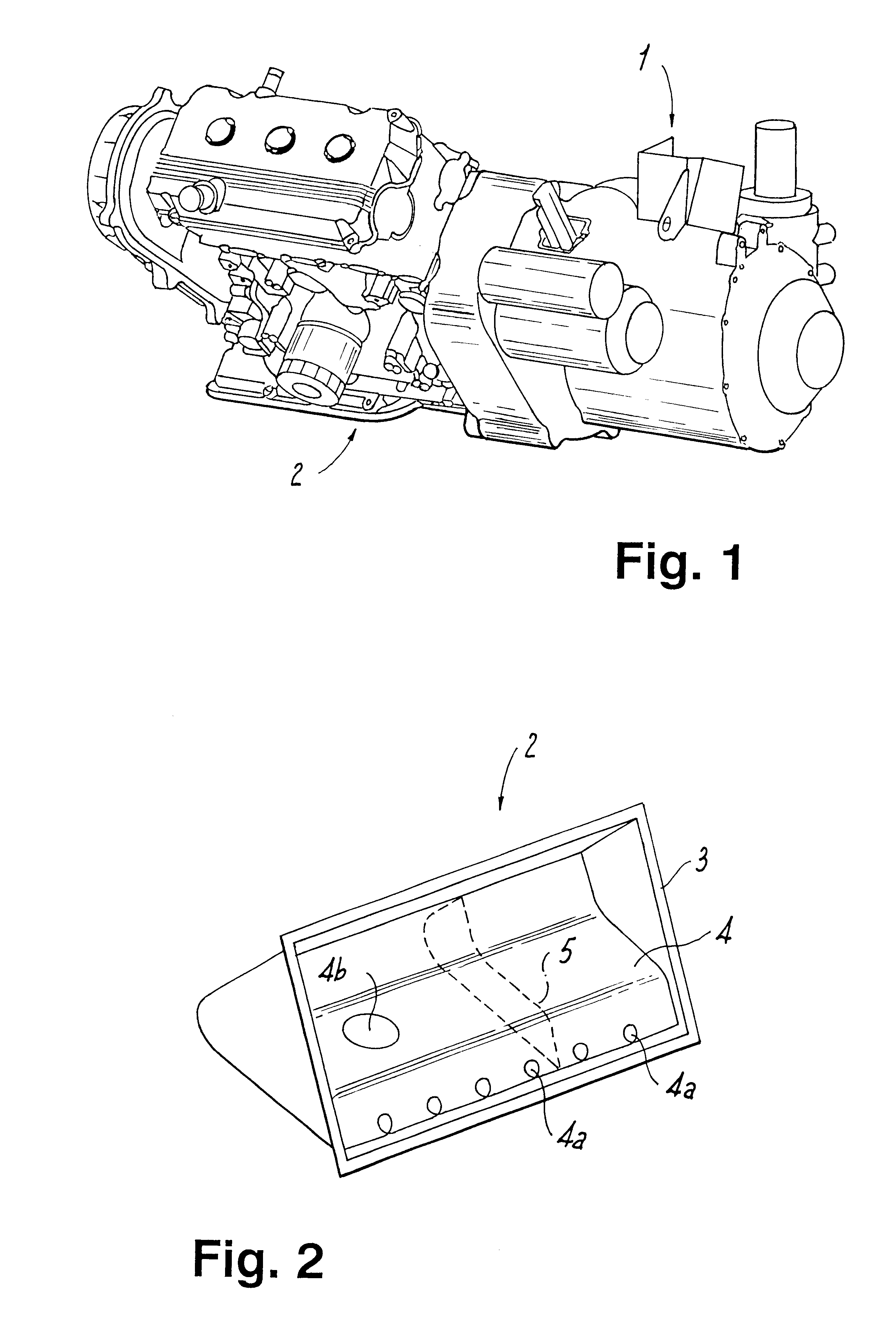 Oil pan structure for internal combustion engine