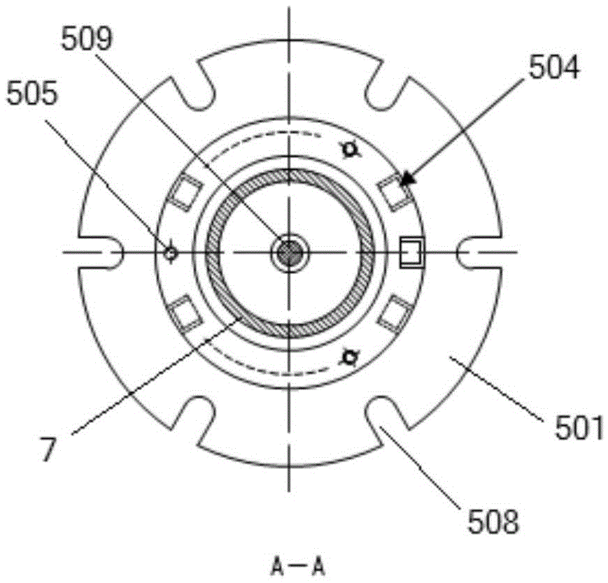 On-machine detection device and detection method of worm gear pair transmission precision