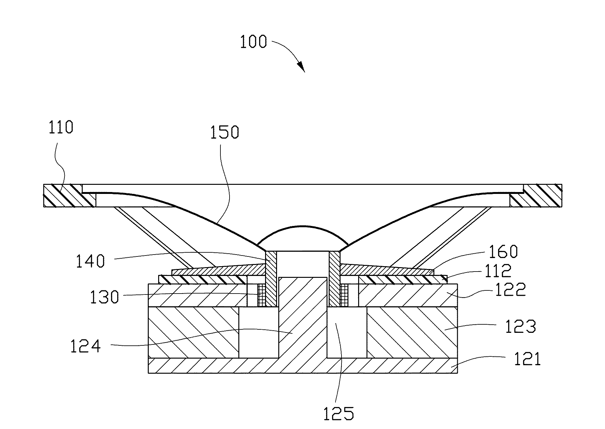 Damper and loudspeaker using the same