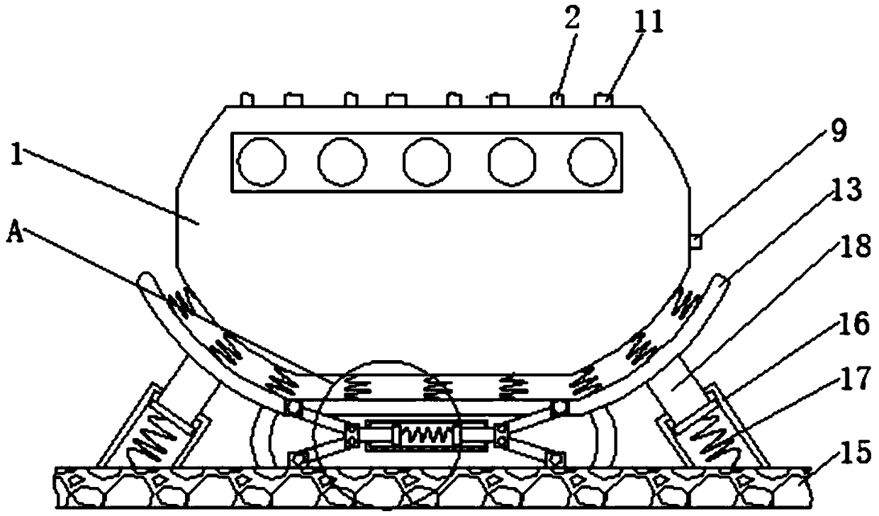 Pressurizing type engine cylinder and automobile engine