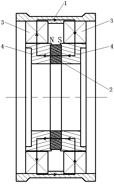 Low-speed torque motor with self-locking torque applicable to aerospace equipment