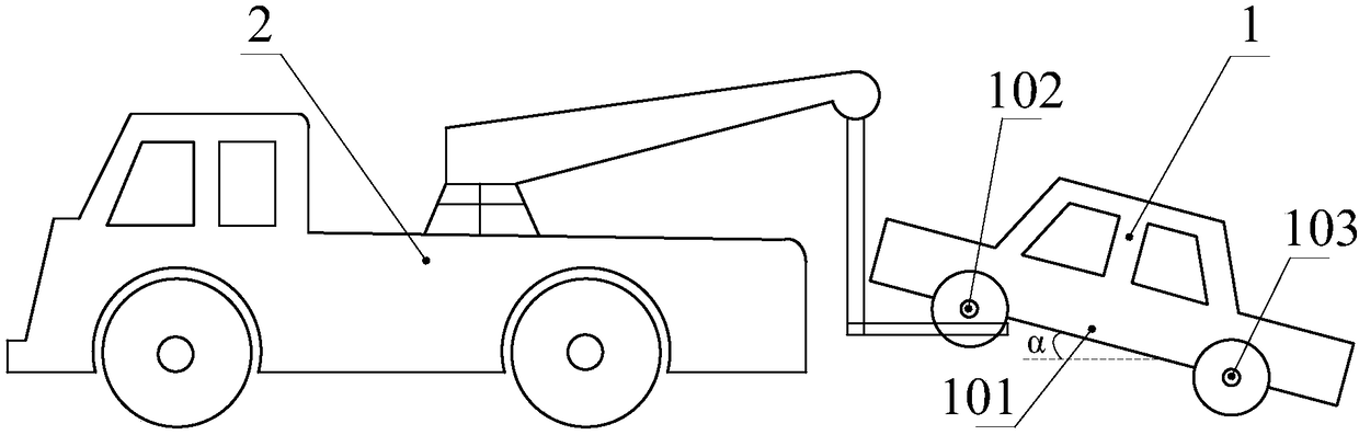 Automobile hand brake automatic unlocking system under trailer condition