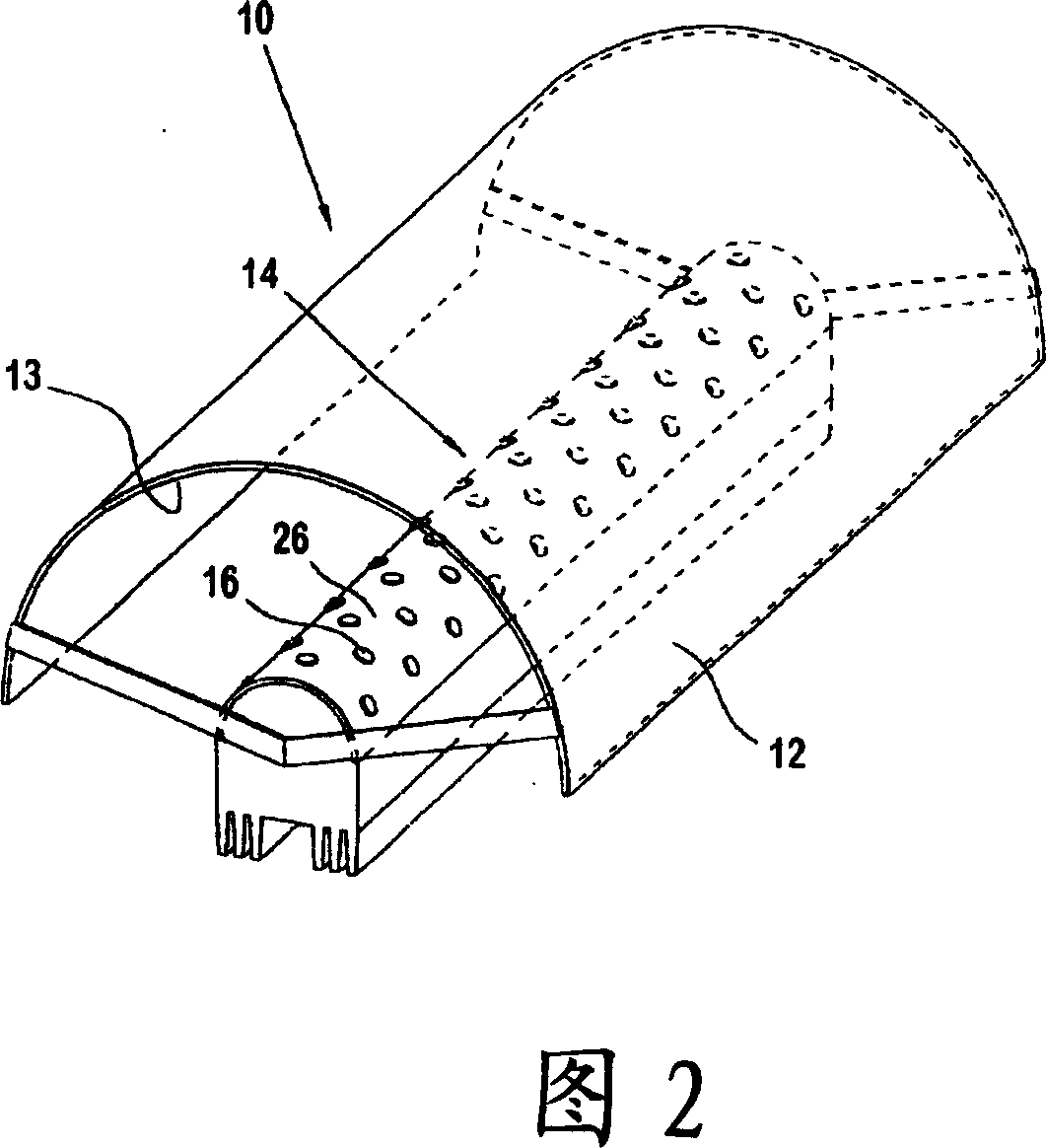 Reflection type light projector device