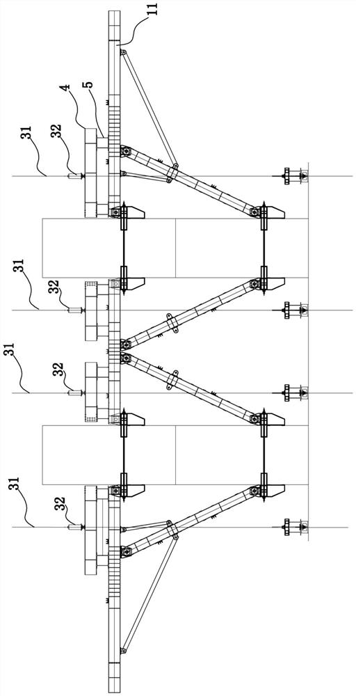 Pre-pressing structure of bracket