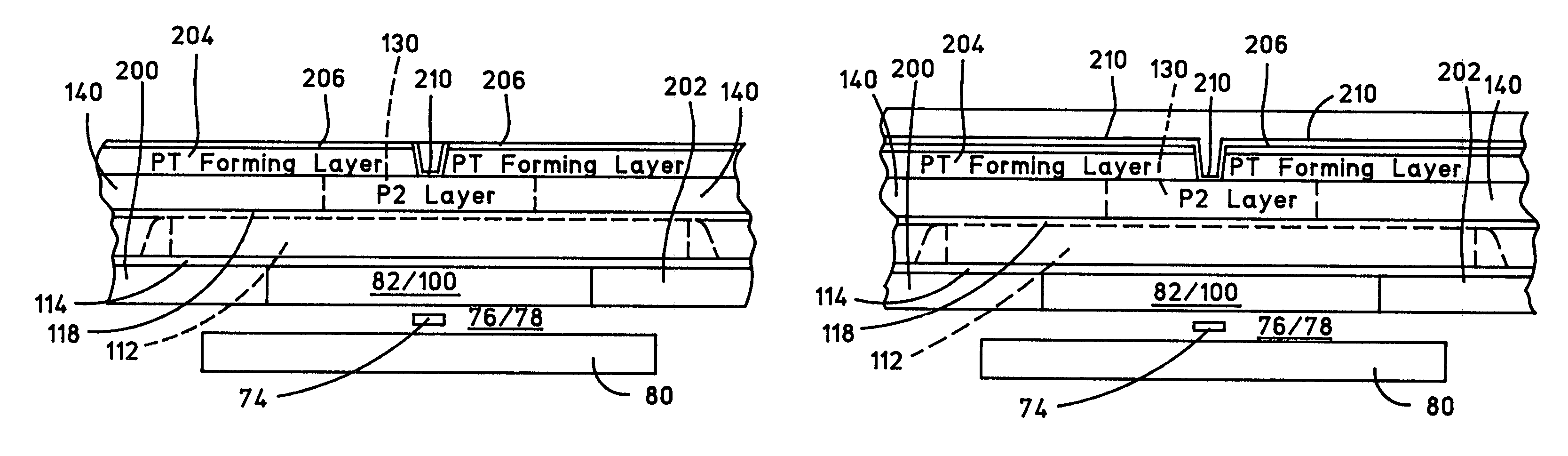Method of making a perpendicular recording magnetic head pole tip with an etchable adhesion CMP stop layer