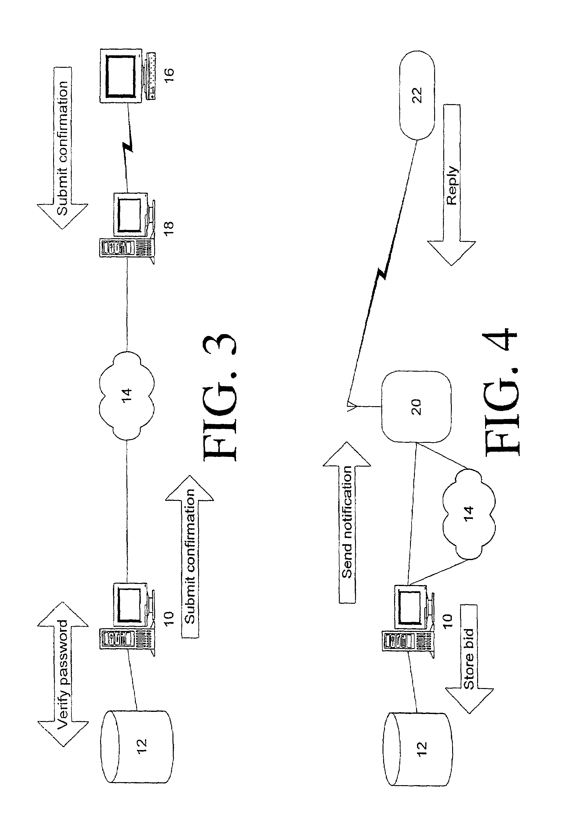 Trading and auction system, and methods for the authentication of buyers and sellers and for the transmission of trading instructions in a trading and auction system