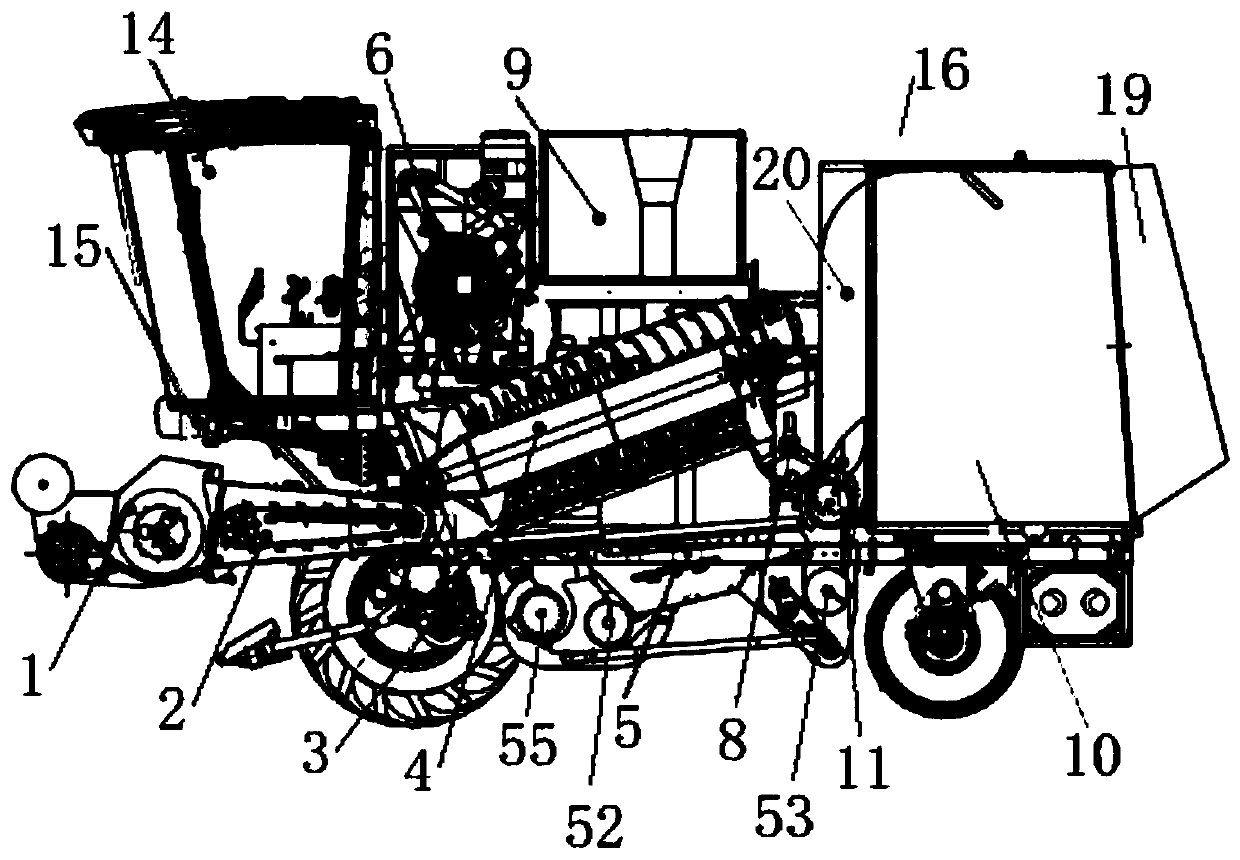 Peanut harvester and weed-throwing and dust-settling mechanism thereof