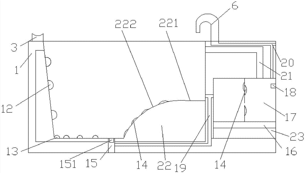 Multifunctional bathtub with automatic water temperature adjustment function