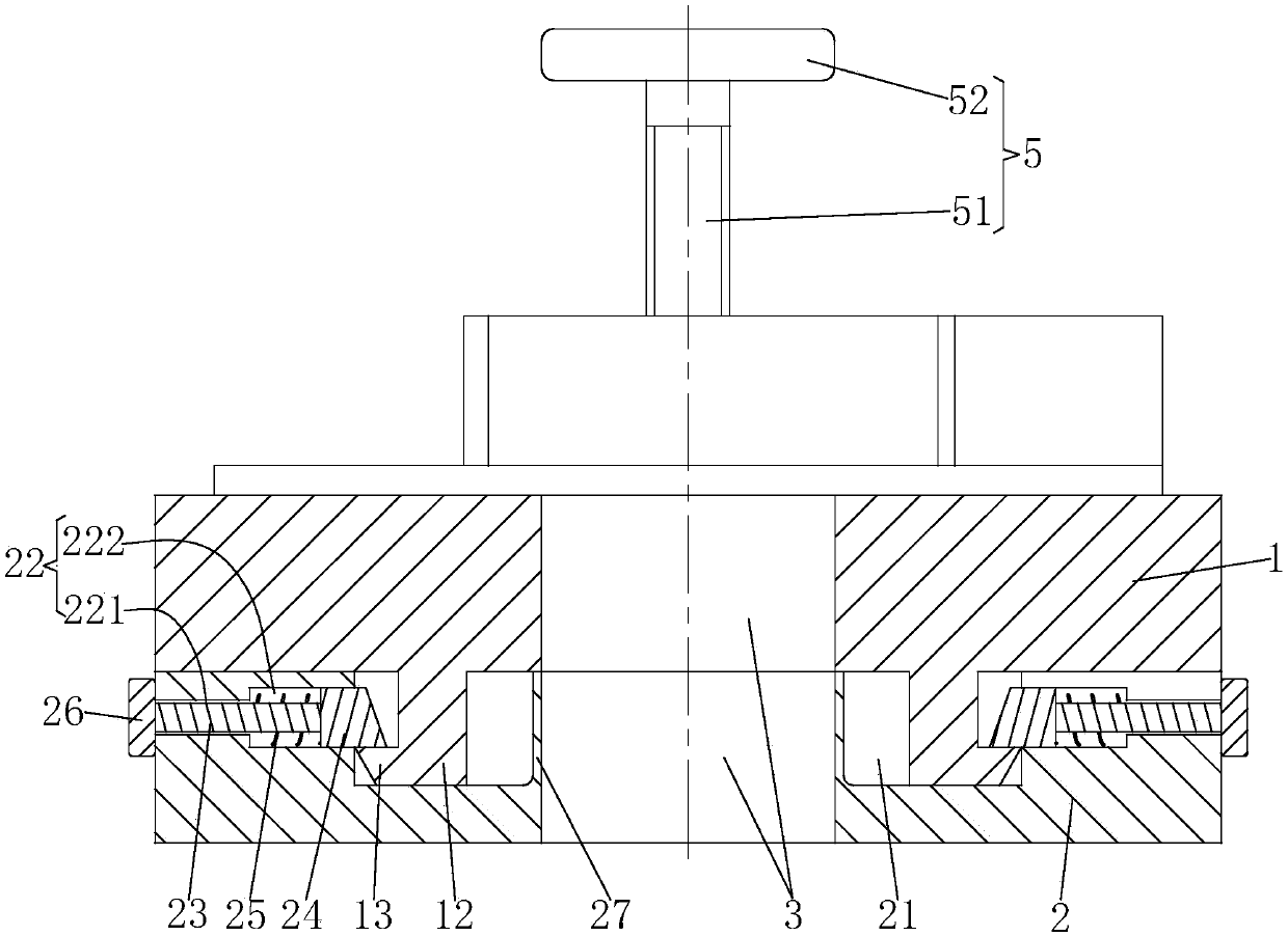 Low-HC-permeability fixing support frame for pressure sensor of fuel tank