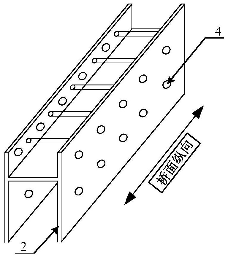 Prefabricated assembly type toughness combined bridge deck slab with cast-in-place wet joints and manufacturing method