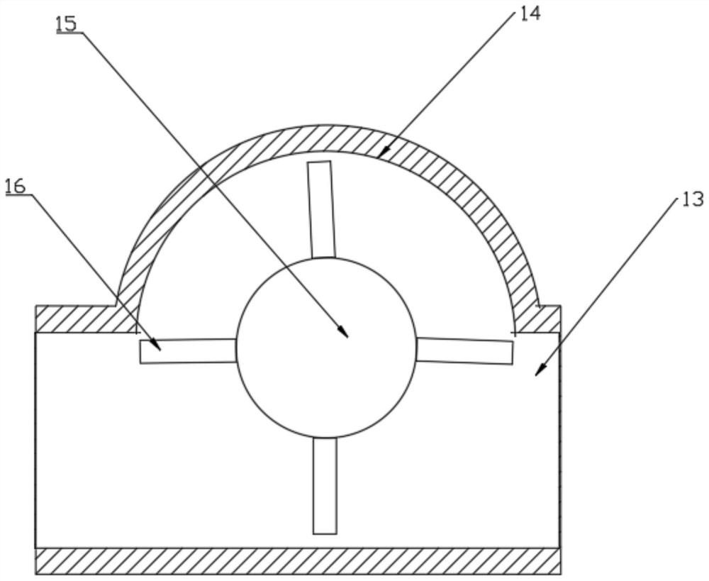 Sewage treatment sludge discharge device