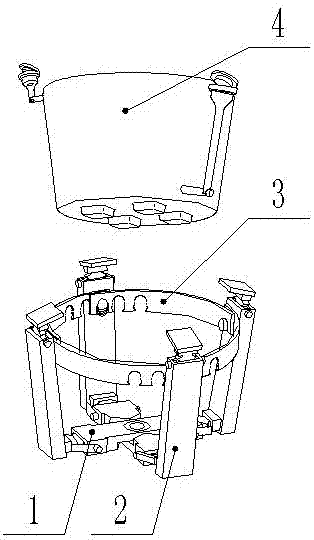 Multifunctional bowl holder and use method