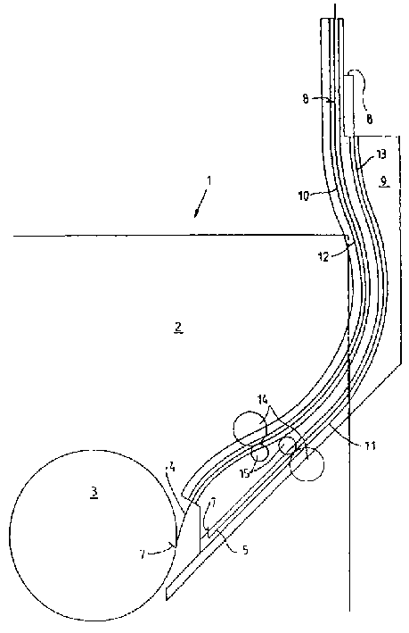 Plate-exchanging device of printing units for printing presses