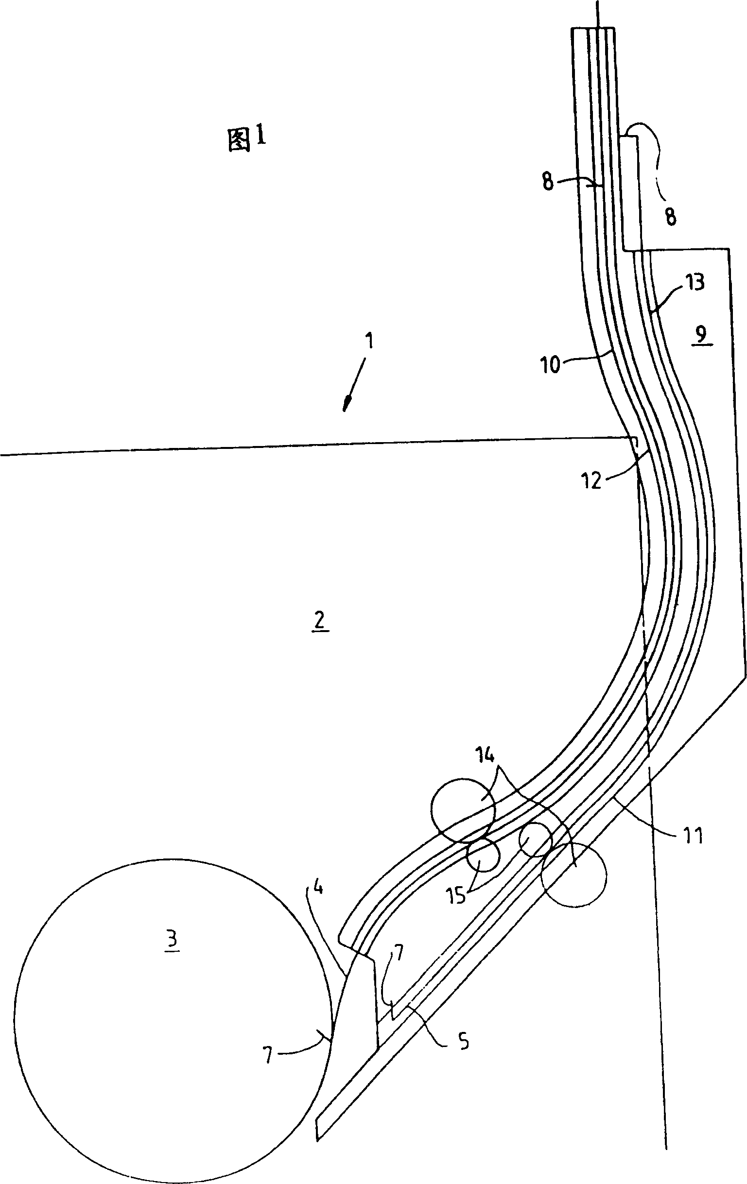 Plate-exchanging device of printing units for printing presses