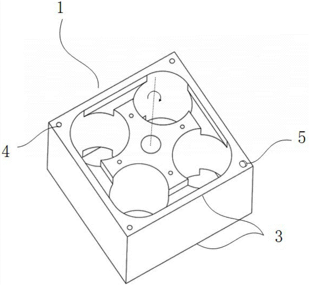 Mechanical laser radar and counterweight method for same