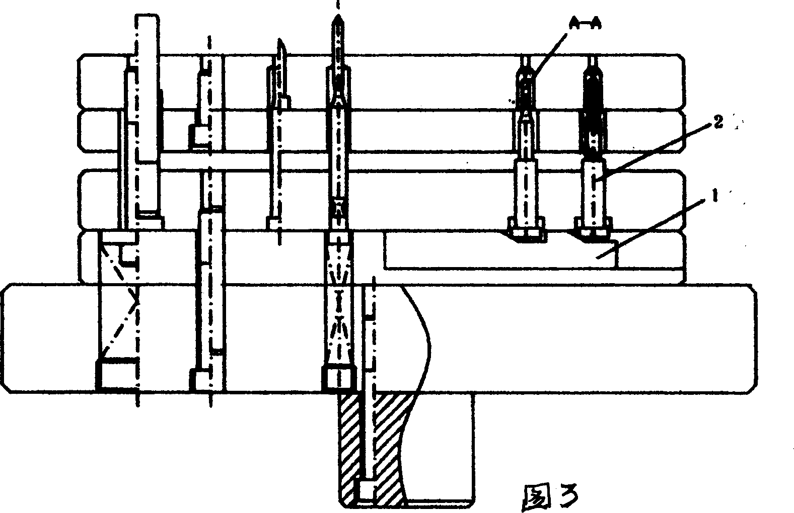 Processing method for superimposed riveting pressing pieces automatically