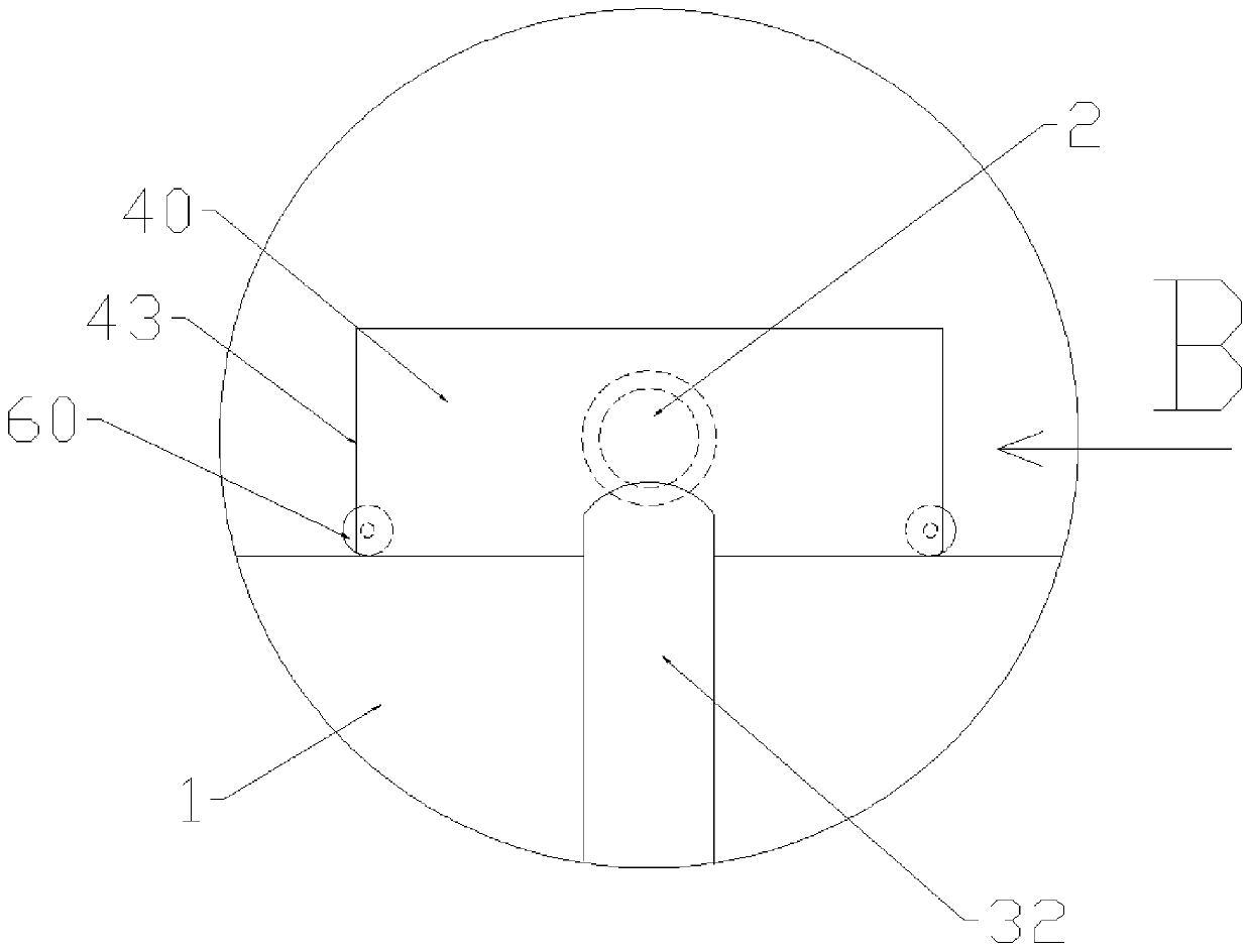 Lifting linkage structure of rotation screen camera