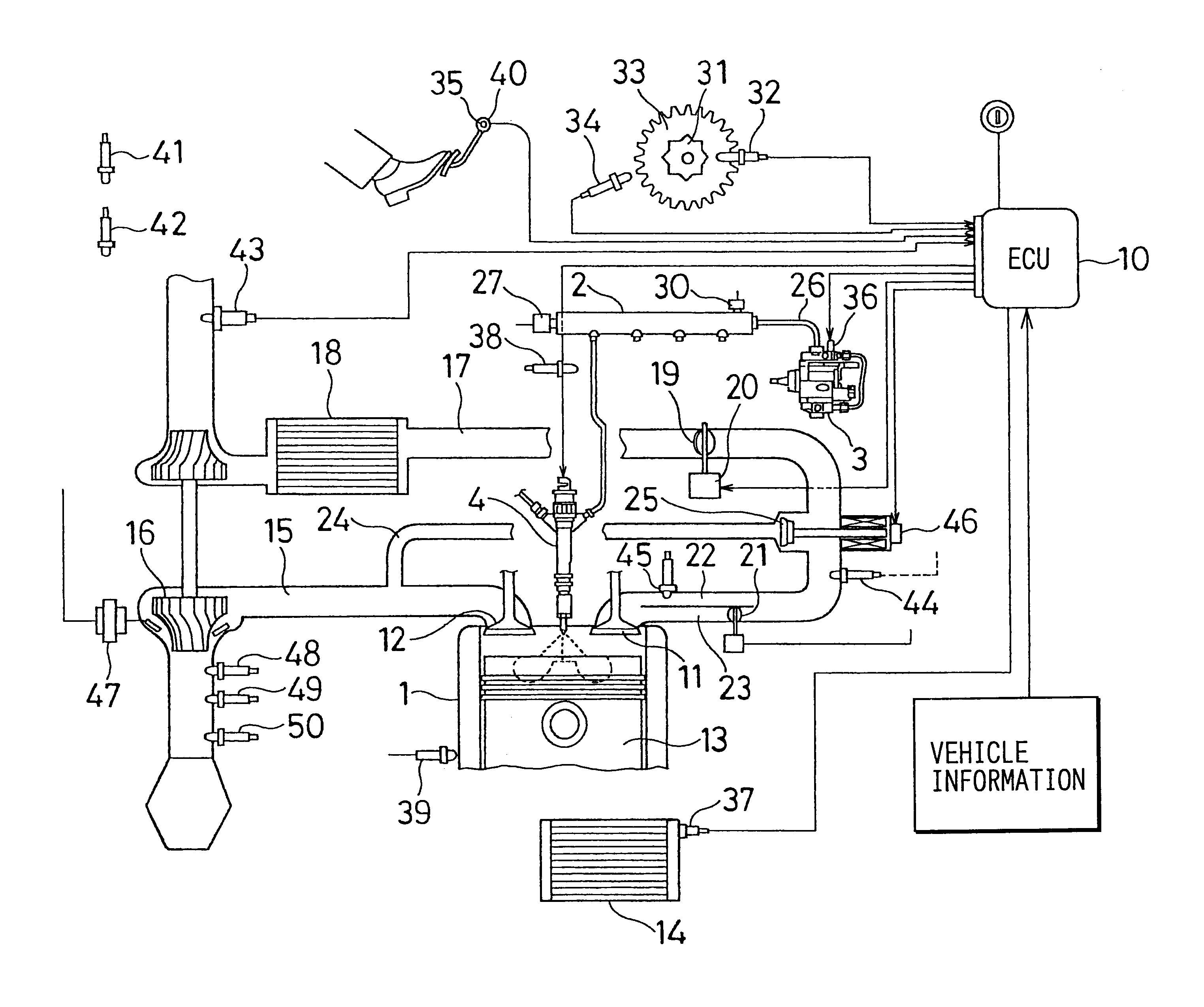 Fuel injection quantity control system for engine