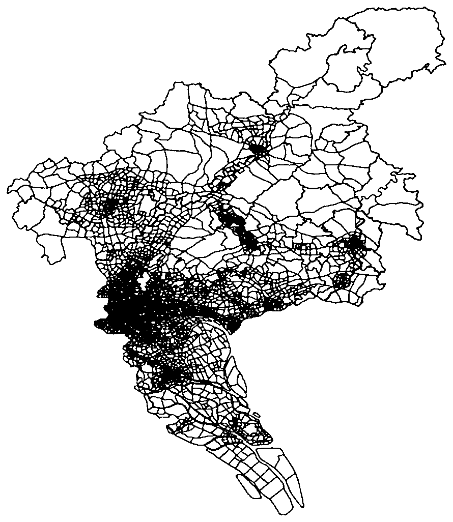Establishing method of regional passenger traffic model based on city attraction