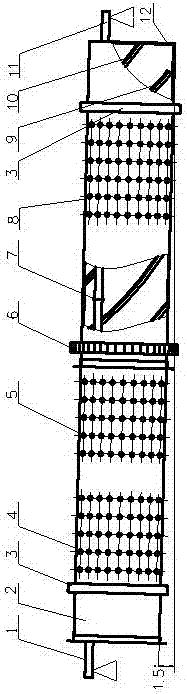 Water washing method and device for purifying calcite ores through rotating drum