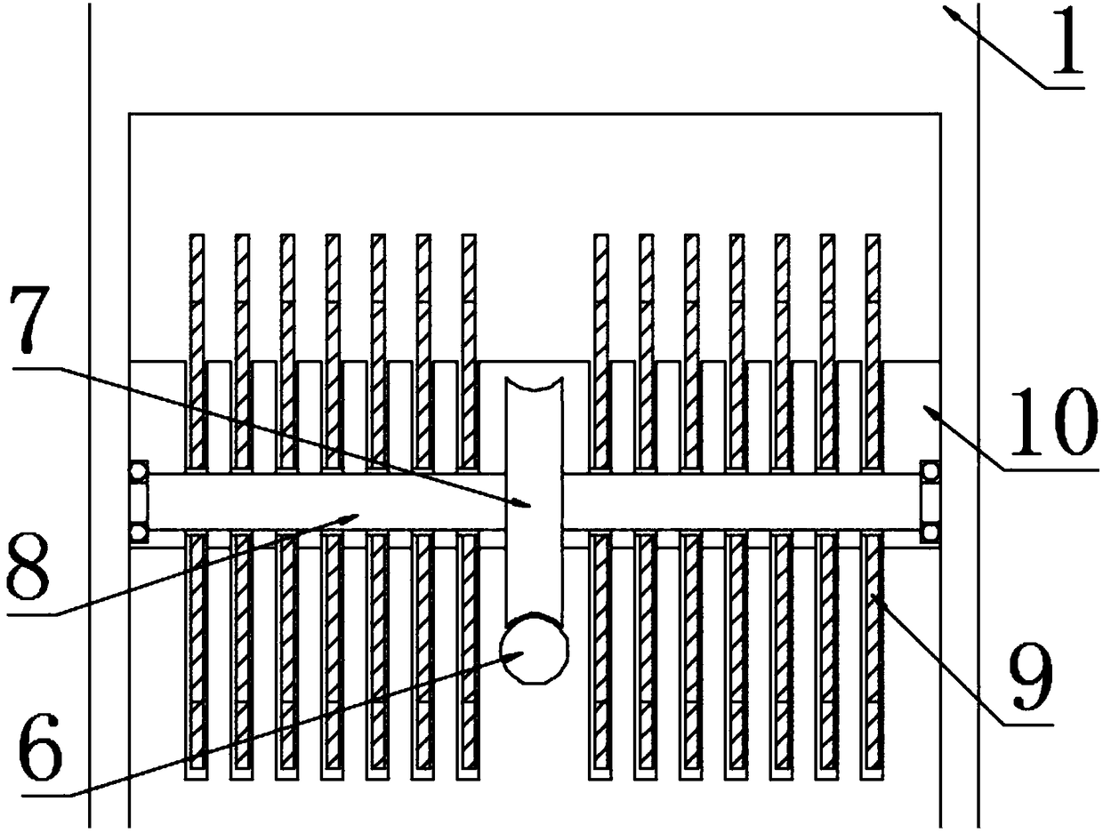 Municipal river-channel cleaning device