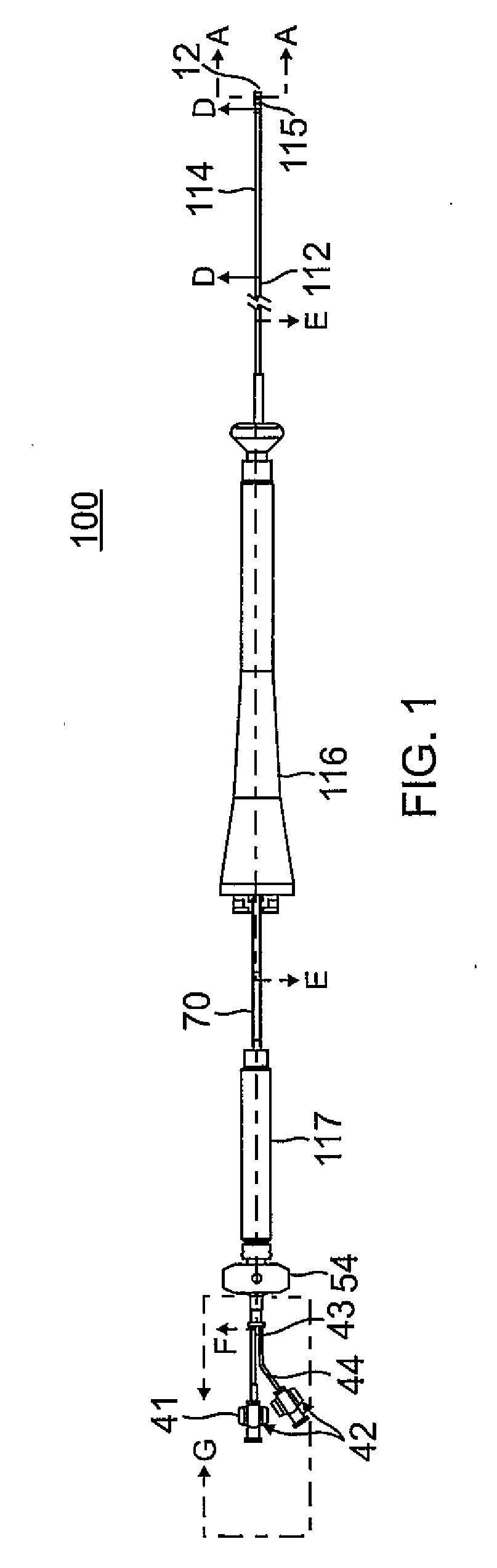 Ablation catheter with dedicated fluid paths and needle centering insert