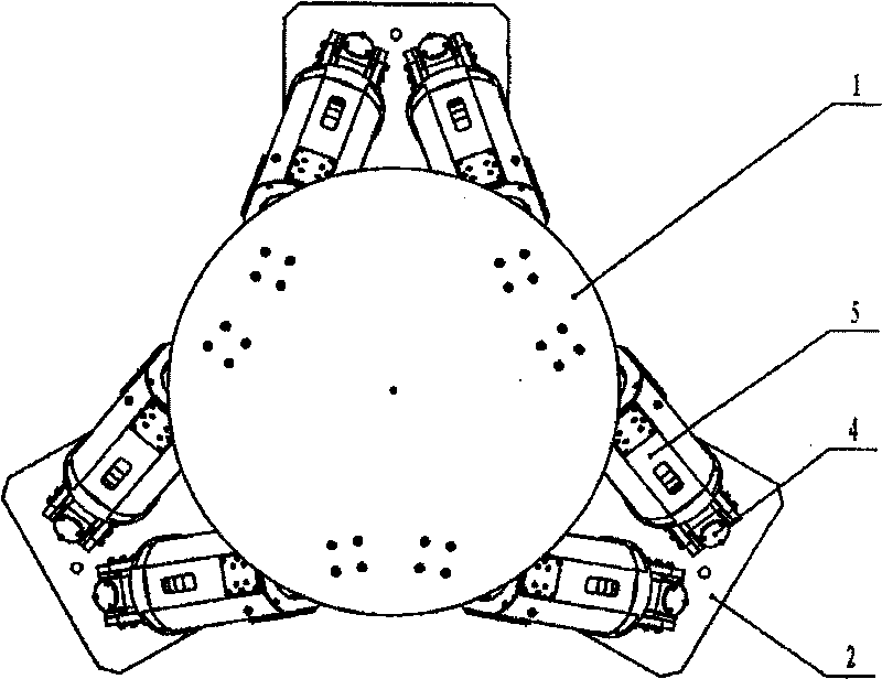 Six-freedom large-amplitude vibration active isolation platform