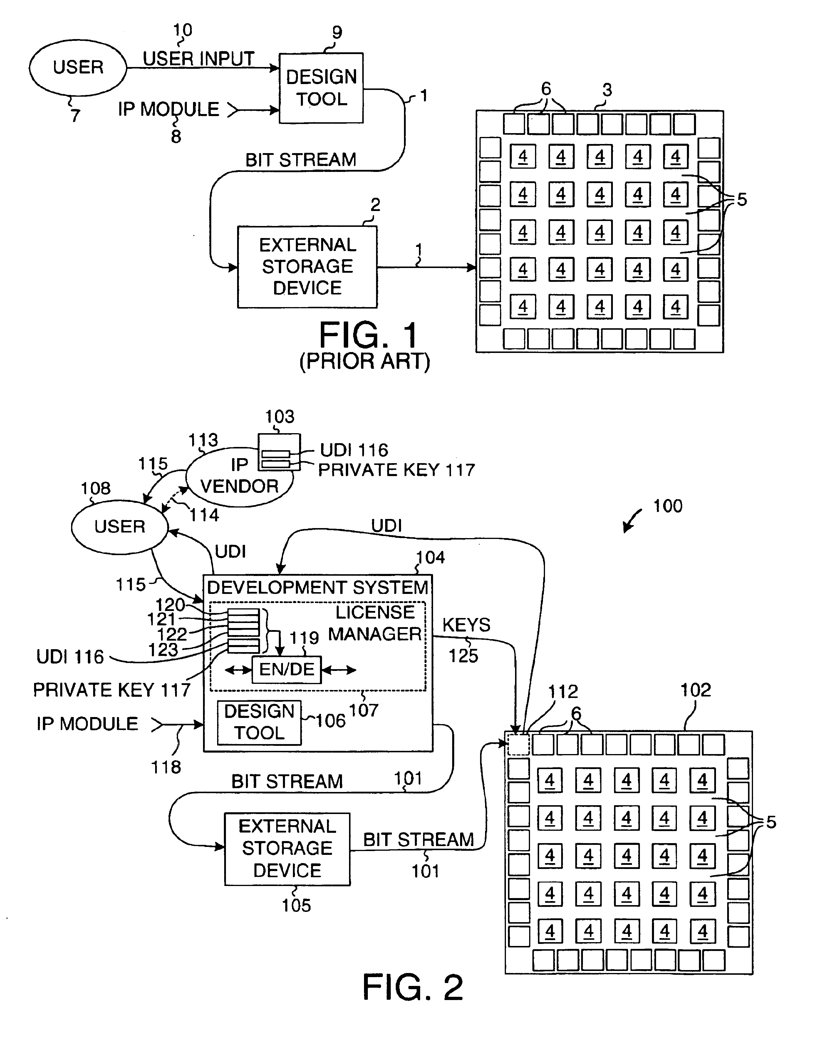 Intellectual property protection in a programmable logic device